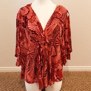 Free People cold shoulder blouse